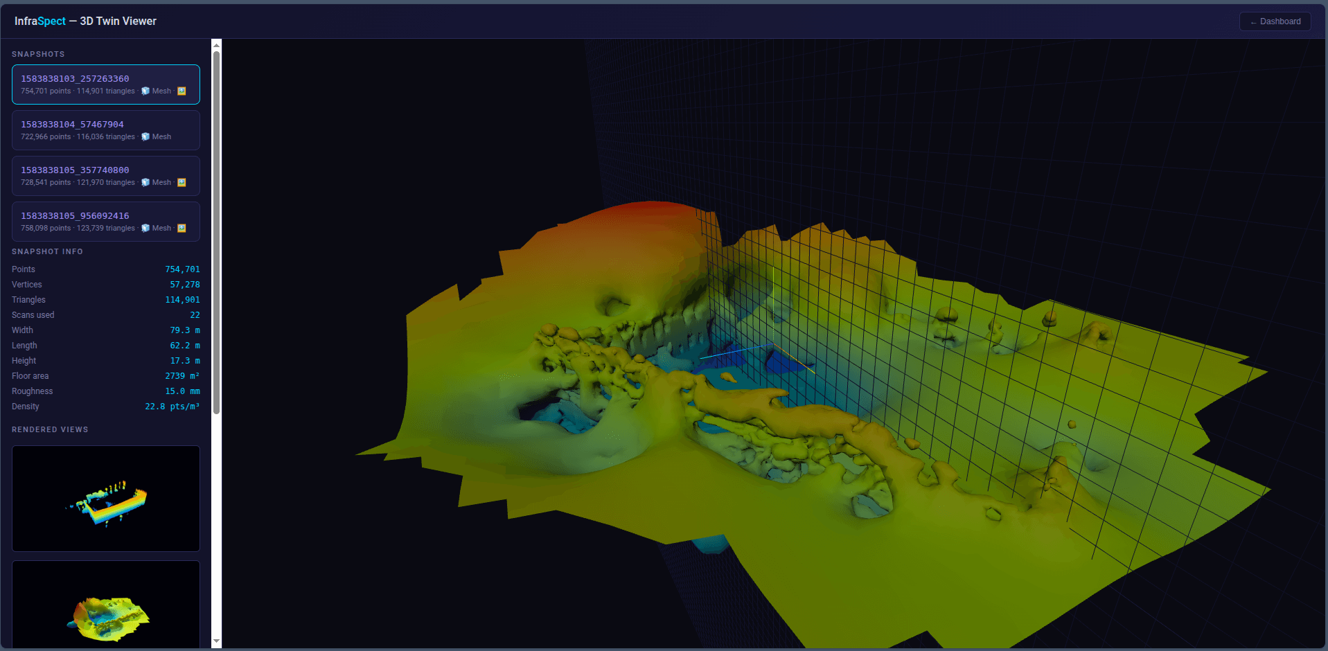 InfraSpect 3-D twin viewer